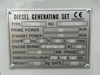 - - - NEF45TM2A - 110 kVA Generator - DPX-20504 - Generatorer - 4