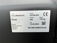 Schäffer 150 cm volumenskovl MO - Minilæsser tilbehør - Redskaber - 3