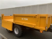 Tinaz 10 tons dumpervogn med slidsker - Vogne - 8