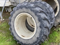 Michelin 20,8X38 + 480/65R28 - Traktor tilbehør - Tvillingehjul - 2