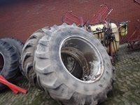 Michelin 20,8X38 - 16,9x28 - Traktor tilbehør - Tvillingehjul - 2
