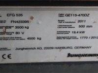 Jungheinrich EFG 535K Electric, Lifting Height 4700mm, Freelift - Gaffeltruck - 6