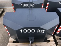 - - - 1000 kg vægtklods - Traktor tilbehør - Frontvægte - 1