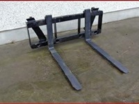 Metal-Technik Pallegafler, 2000 kg. med thaler beslag - Minilæsser tilbehør - Redskaber - 1