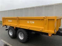 Tinaz 10 tons dumpervogn med slidsker - Vogne - 3