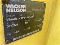 Wacker DPU 100 - 70  750 kg pladevibrator med frem bak - Pladevibratorer - Frem/bak plader - 10