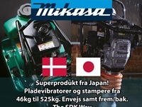 Mikasa MVH 508 500kg Pladevibrator demopris kr.59900 ex.moms - Pladevibratorer - Frem/bak plader - 3