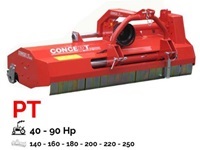 Concept Perugini PT140 Slagleklipper Bagmonteret m. hydr. Sideforskydning - Græsmaskiner - Brakslåmaskiner - 2