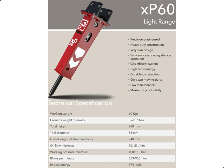 Promove XP60 - Redskaber - Hamre - 2
