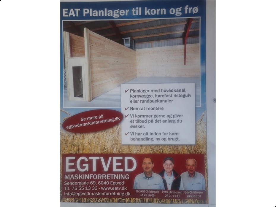 EAT Planlager til korn og frø - Kornbehandling - Tørreri - 1