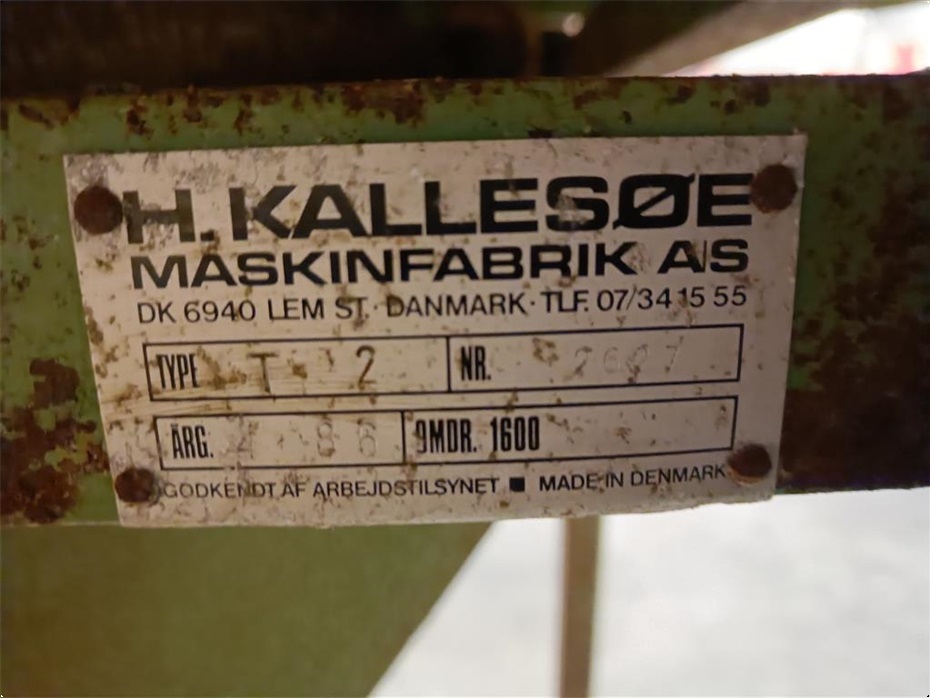 Kallesøe H. Kallesøe T2 til traktor - Brændesav - 6