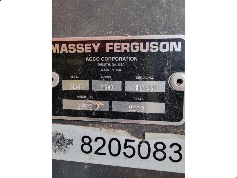 Massey Ferguson 2190 Inkl. Pomi vogn - Pressere - Bigballe - 6