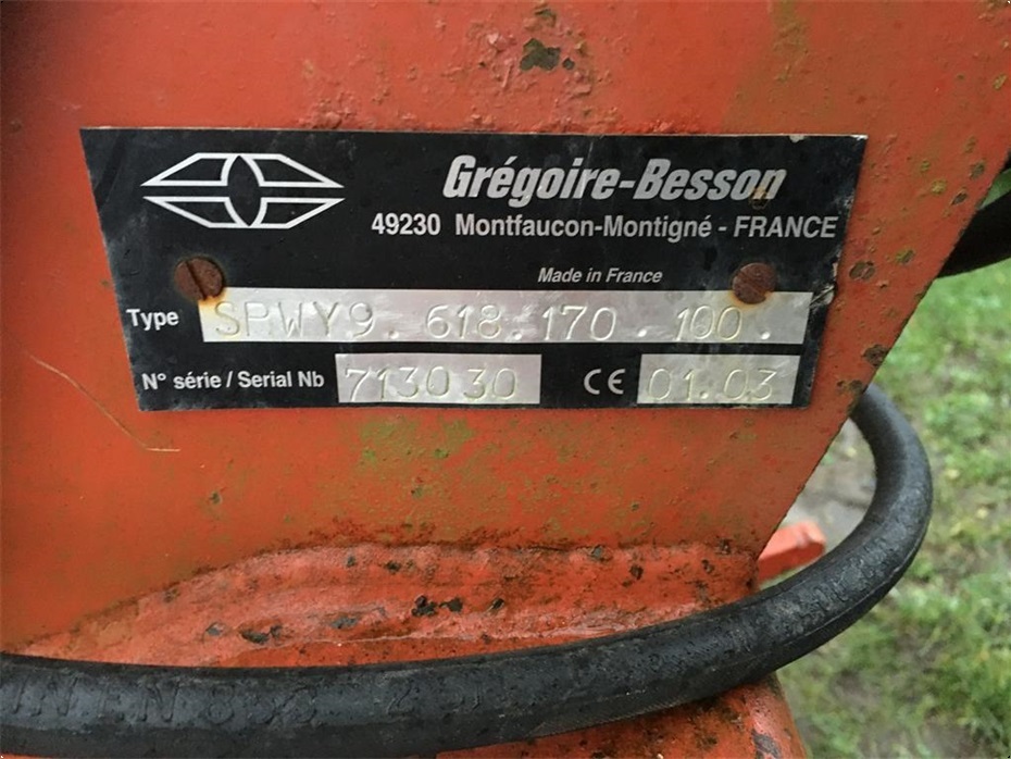 Gregoire-Besson SPWY9 618.170.100 6 furet - Plove - Vendeplove - 6