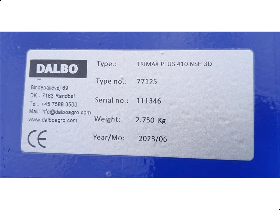 Dalbo TriMax 410 - Harver - Stubharver - 5