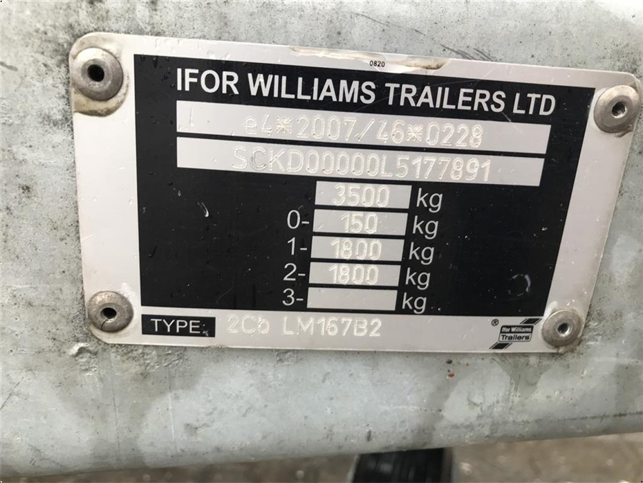 Ifor Williams LM167BT høj Rampe som ny - Anhængere og trailere - 3
