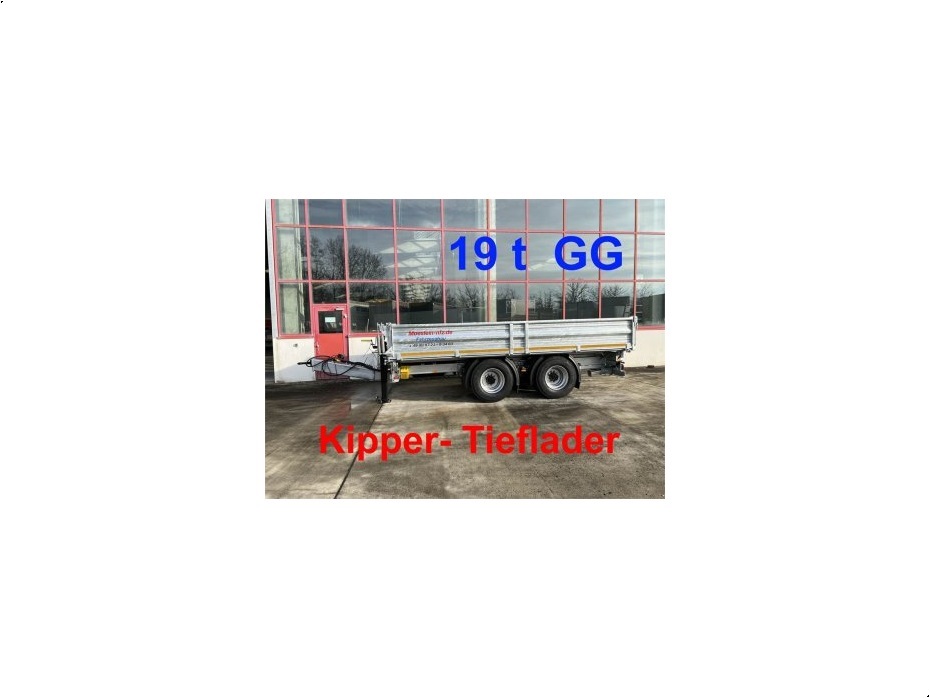 - - - TTD 19 B neuer 19 t Tandemkipper- Tieflader - Anhængere og trailere - 2