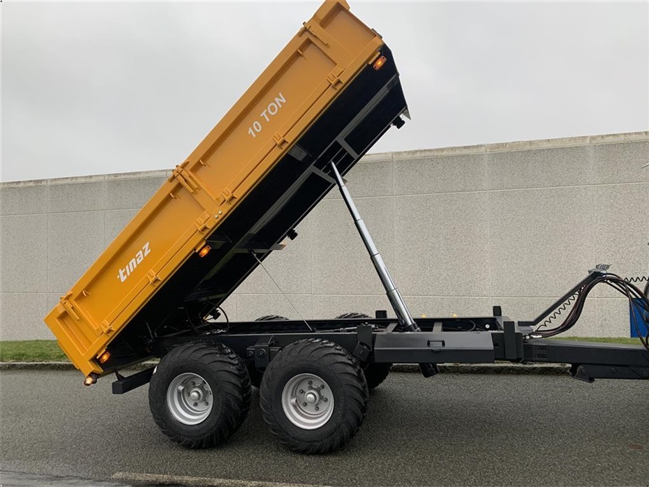 Tinaz 10 tons dumpervogn med slidsker - Vogne - 12