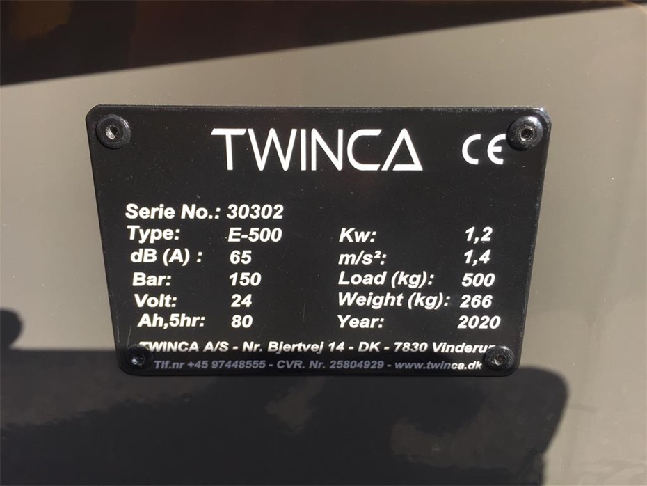 Twinca E-500 elektrisk - Motortrillebør - 8