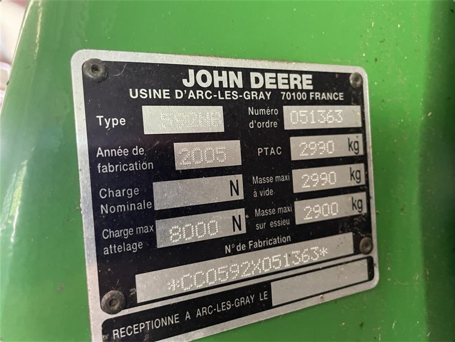 John Deere 592 Hi Flow - Pressere - Rundballe - 3