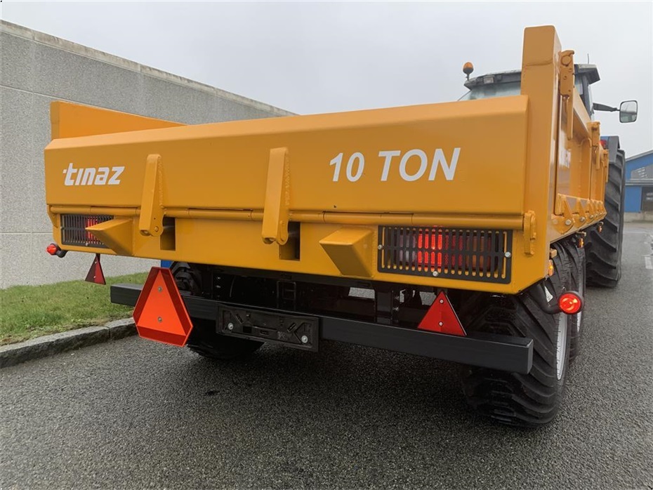Tinaz 10 tons dumpervogn med slidsker - Vogne - 6