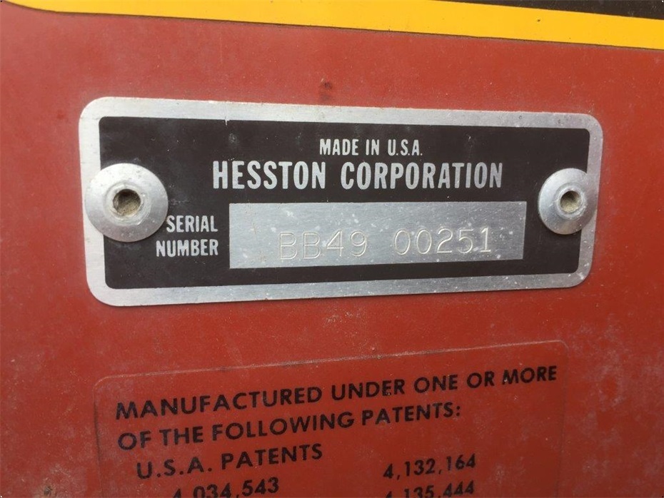 Hesston Hesston 4900 Brandskadet sælges som dele - Pressere - Bigballe - 5