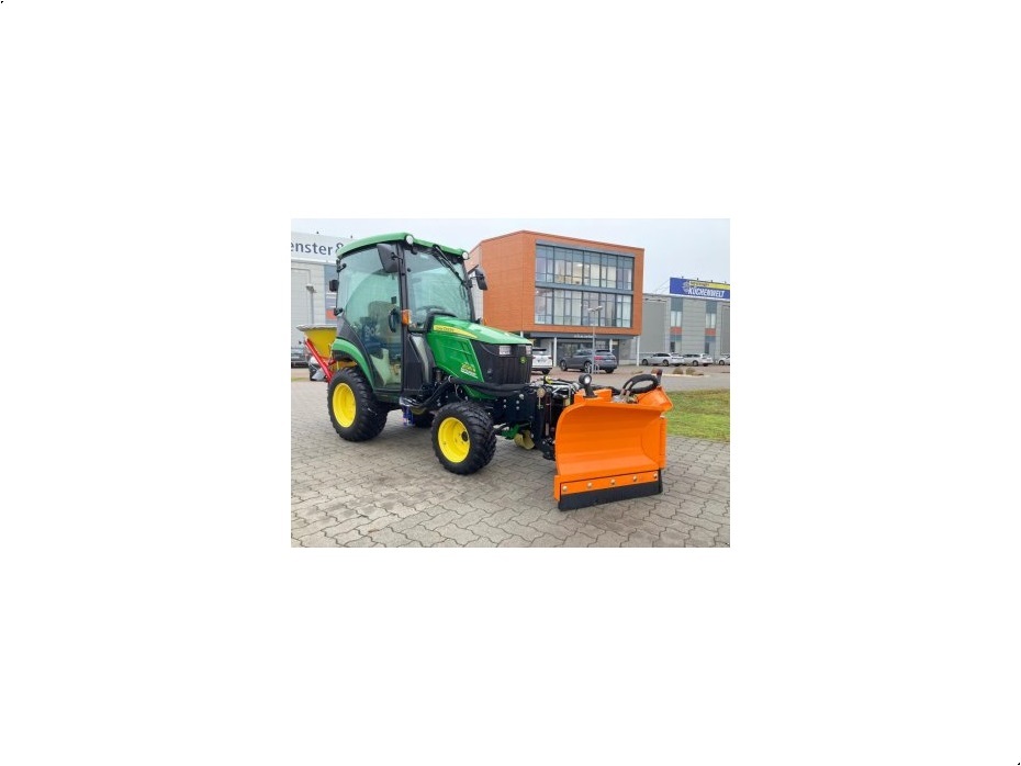 John Deere 2026R (Neu) mit Schild und Streuer - Traktorer - Kompakt traktorer - 4