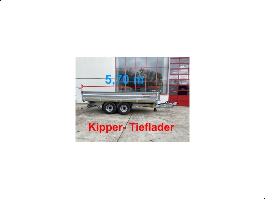 - - - TTD 14 5,70 m 14 t Tandem- Kipper Tieflader 5,70 - Anhængere og trailere - 1