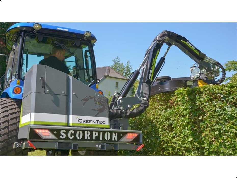 GreenTec Scorpion 330-4 S DEMOMASKINE - SPAR OVER 30.000,-..! - Klippere - Armklippere - 6