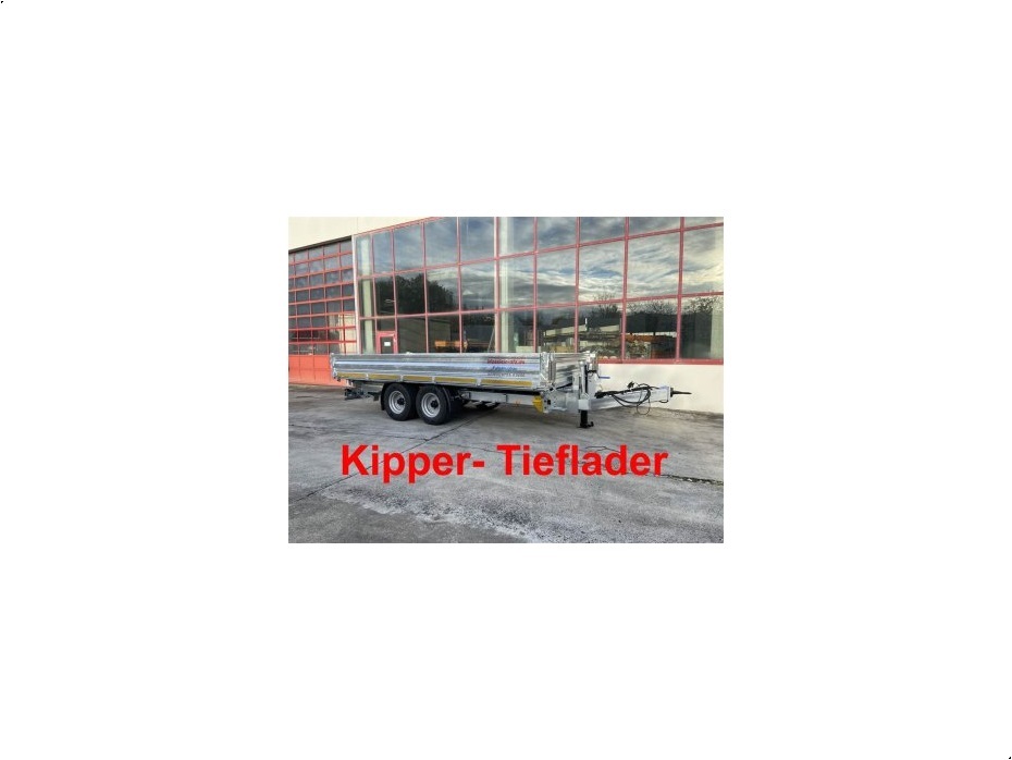 - - - TTD 11 Breite Reifen Kipper Tieflader, Breite Rei - Anhængere og trailere - 1