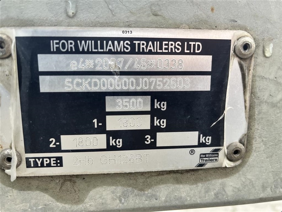 Ifor Williams GH 126 rampe - Anhængere og trailere - 12