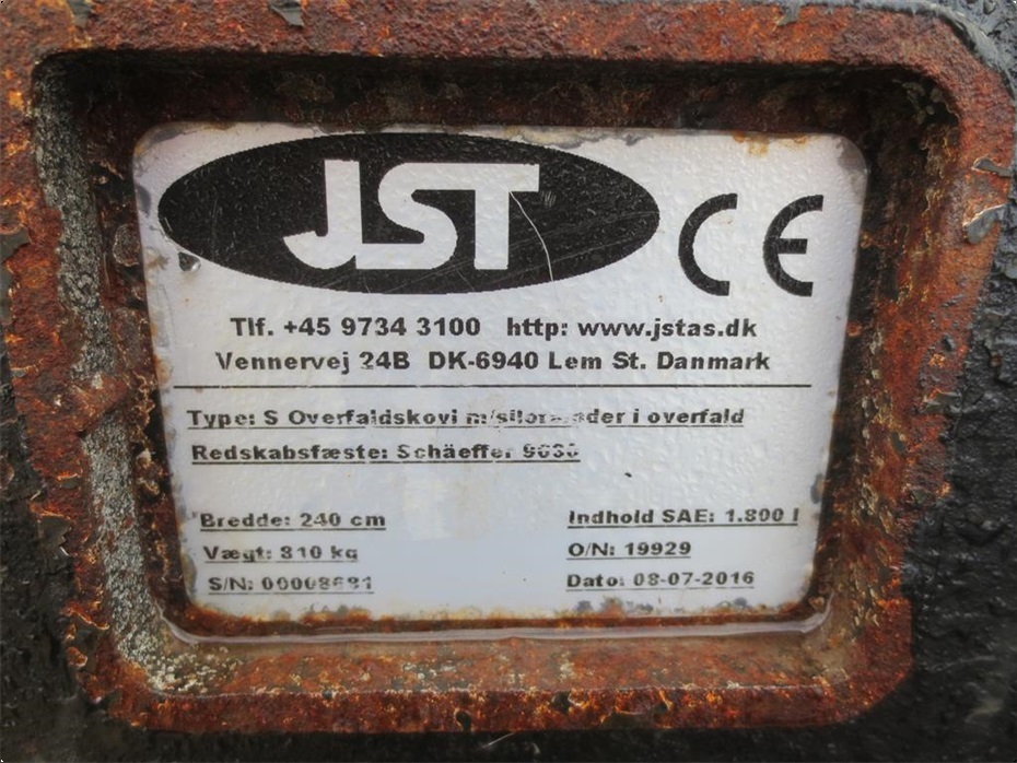 - - - JST-2,4M TYPE HD - Skovle - Overfaldsskovle - 2