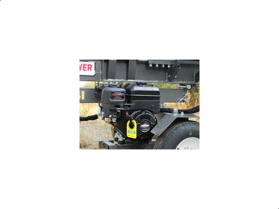 - - - 25 t liegend Holzspalter mit Benzinmotor, Stammheber & Schutzabdeckung (HS25205) - Brændekløver - 8