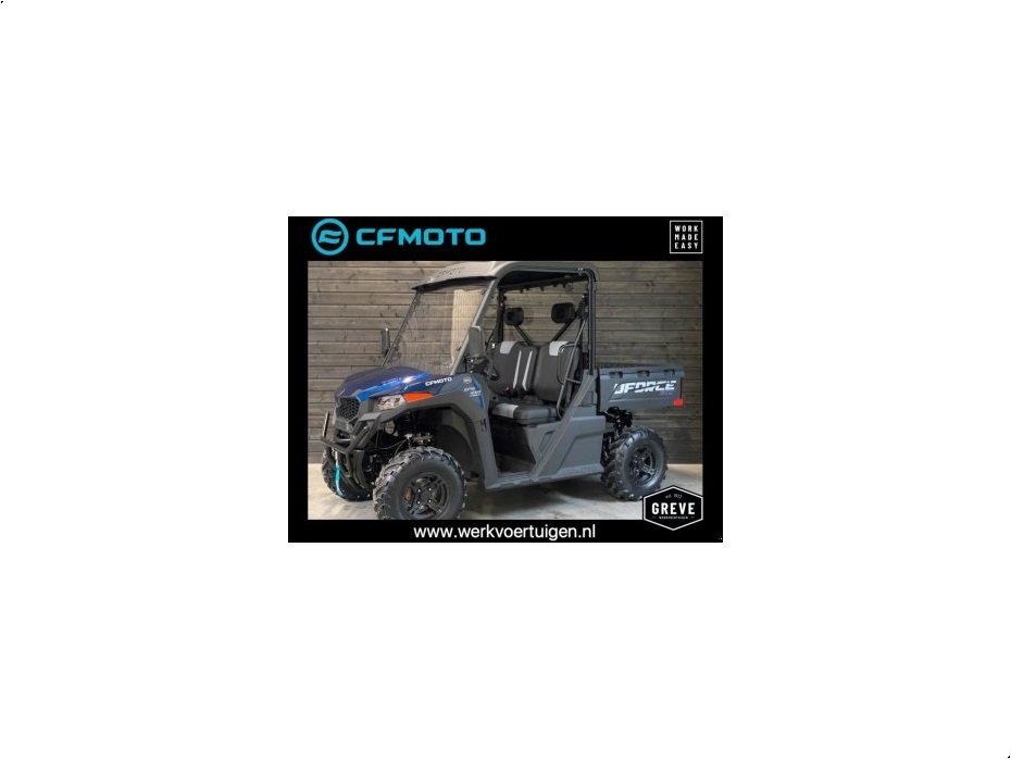 - - - Cfmoto UFORCE 600 EPS 4X4 Gator op landbouwkenteken (nieuw) - ATV - 1