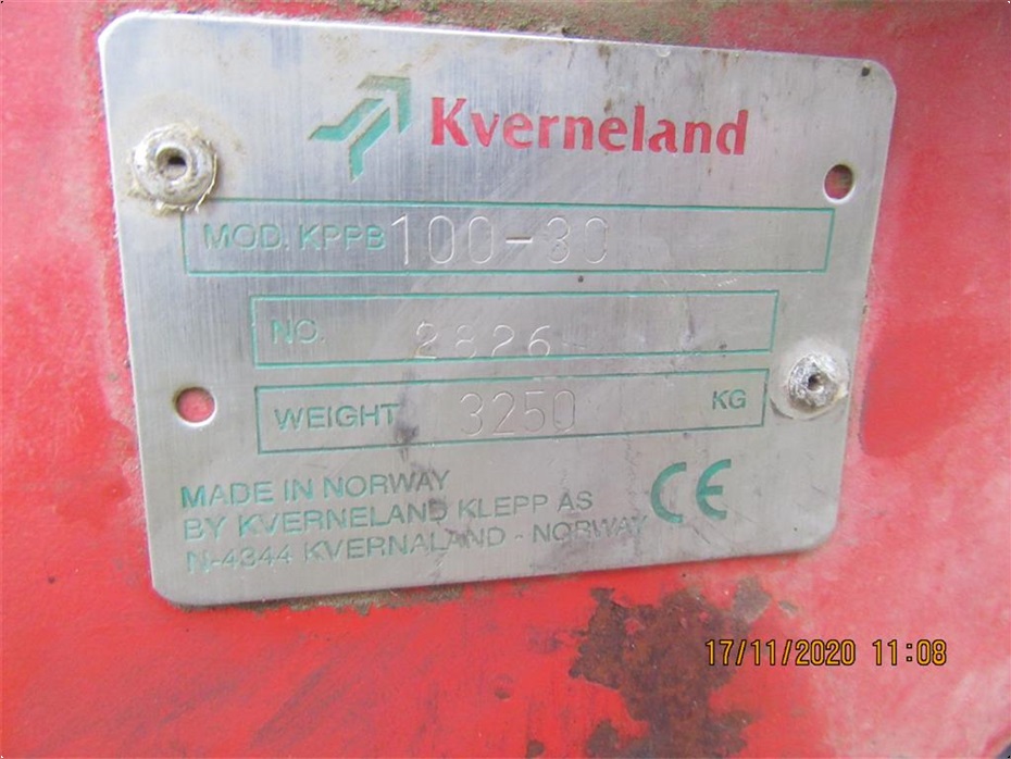 Kverneland PB100 6 furet Krop 30 riste underplove - Plove - Vendeplove - 24