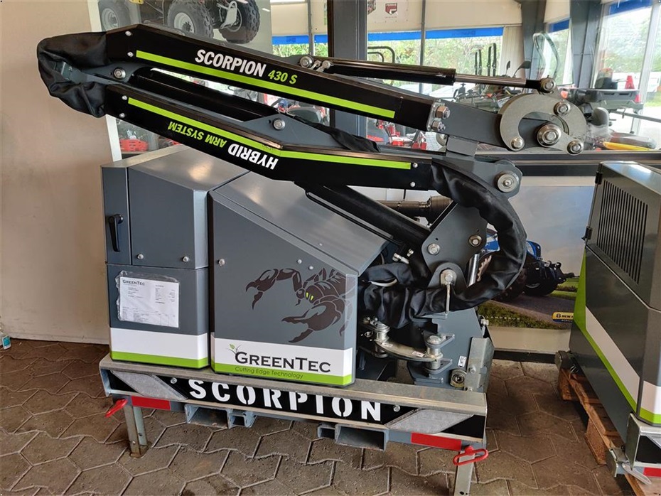 GreenTec Scorpion 330-4 S DEMOMASKINE - SPAR OVER 30.000,-..! - Klippere - Armklippere - 1