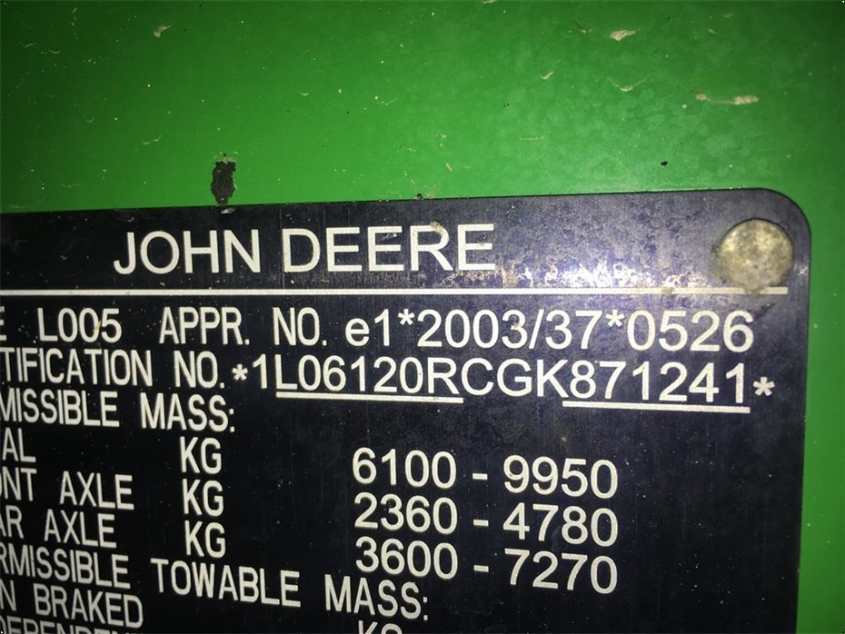 John Deere 6120R m/Frontlæsser og Greenstar-Ready - Traktorer - Traktorer 4 wd - 22