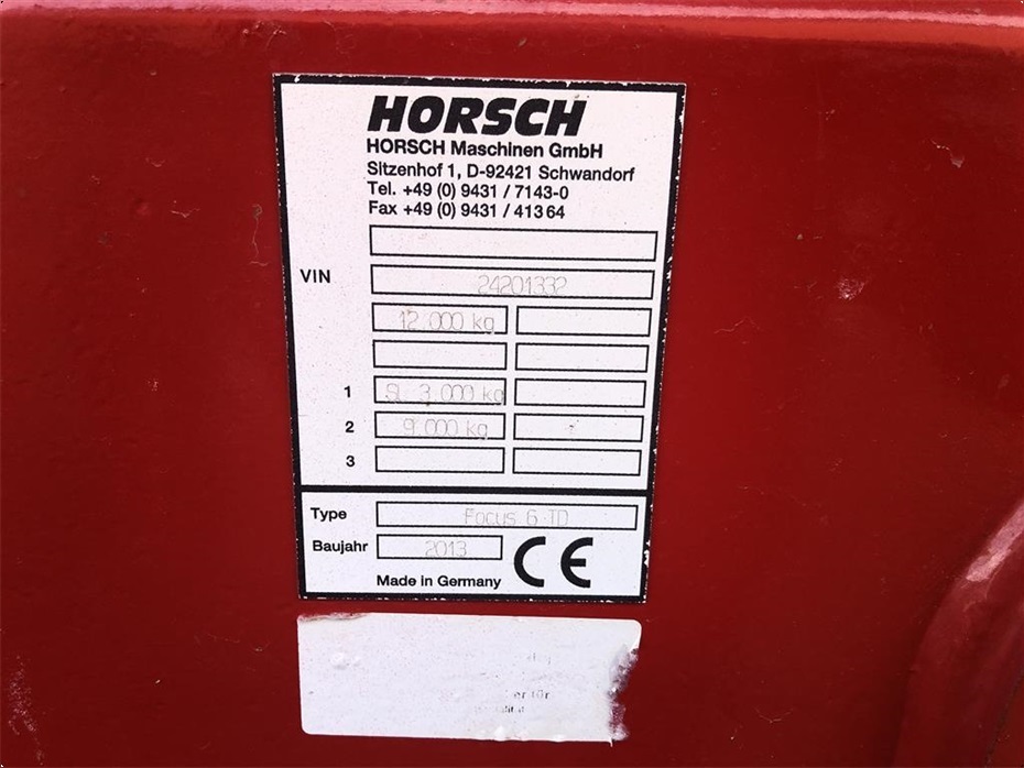 Horsch Focus 6TD Direkte såmaskine - Såmaskiner - Direkte såmaskiner - 17