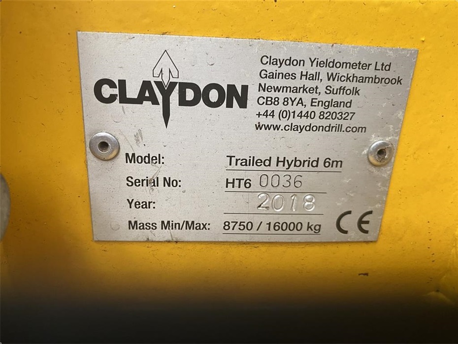 Claydon Claydon Hybrid T6 - Såmaskiner - Direkte såmaskiner - 4