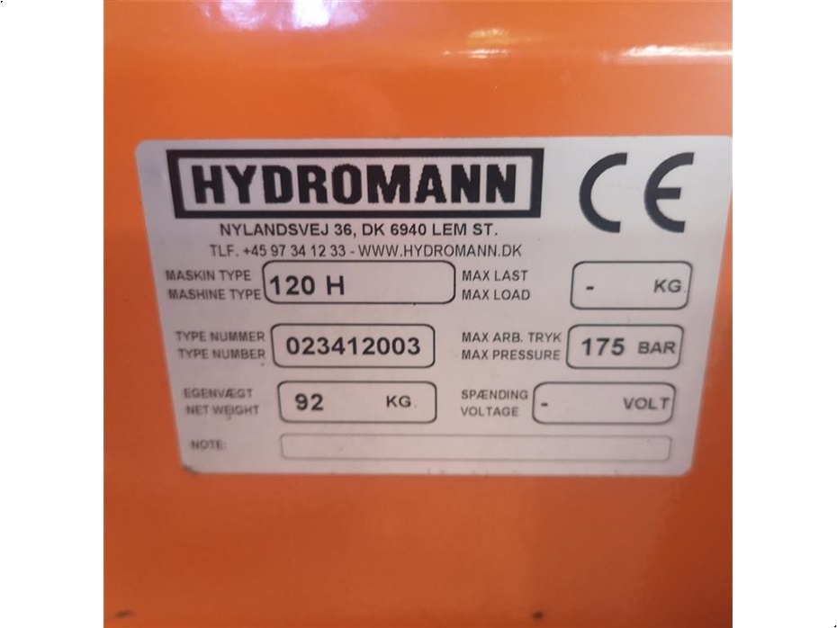 Hydromann 120H - Vinterredskaber - Strømaskiner-Salt - 2