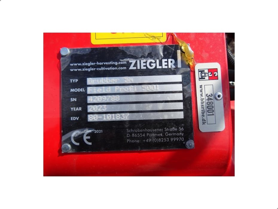 Ziegler FIELD PROFI 5001 - Harver - Tallerkenharver - 5