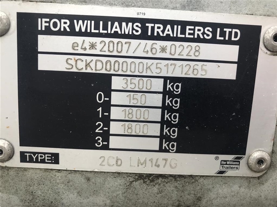 Ifor Williams LM147 med alubumd - Anhængere og trailere - 11
