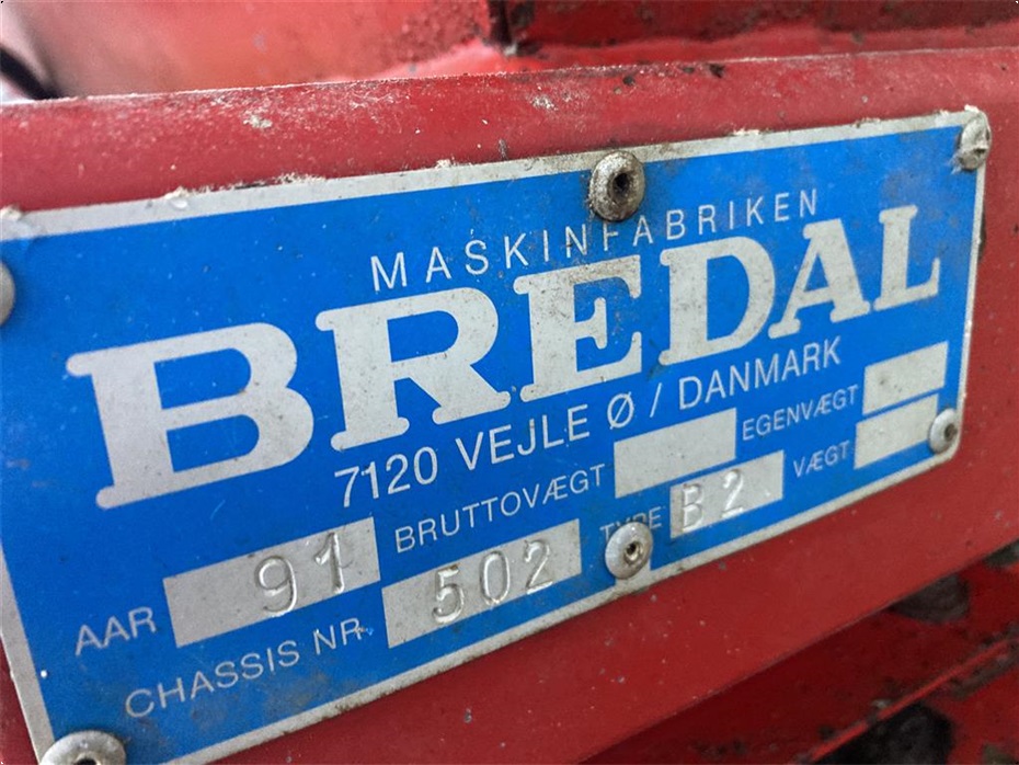 Bredal B  2 - Gødningsmaskiner - Liftophængte gødningsspredere - 5