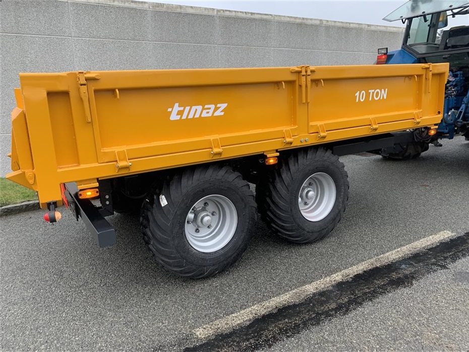 Tinaz 10 tons dumpervogn med slidsker - Vogne - 11