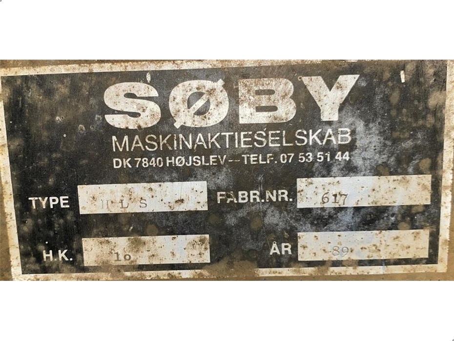 Søby Søby HLS 10 hk / 7,5 kw blæser med stjerne/trekant-starter - Kornbehandling - Blæsere til tørring - 4