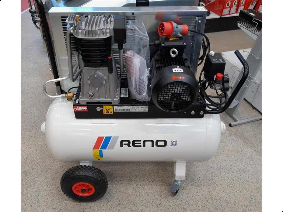 Reno 500/90 Robust Værkstedskompresser - Kompressorer - Stempelkompressorer - 1