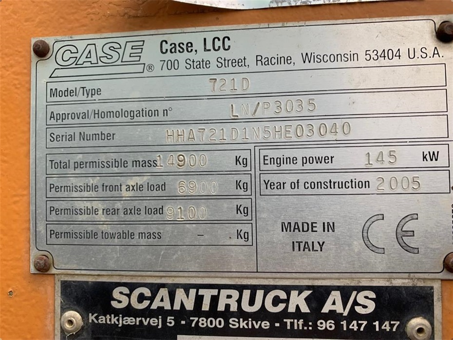 Case 721D - Læssemaskiner - Gummihjulslæssere - 8