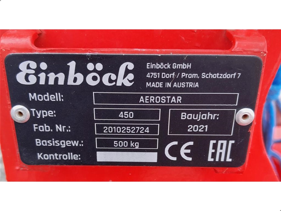 Einböck Aerostar 450 - Ukrudtsbekæmpelse - Strigler - 3