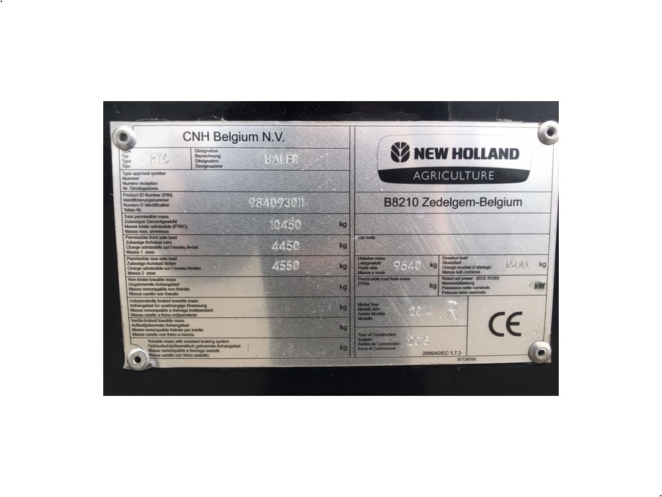 New Holland BB 1290 crop cutter - Pressere - Flad bigballe - 7