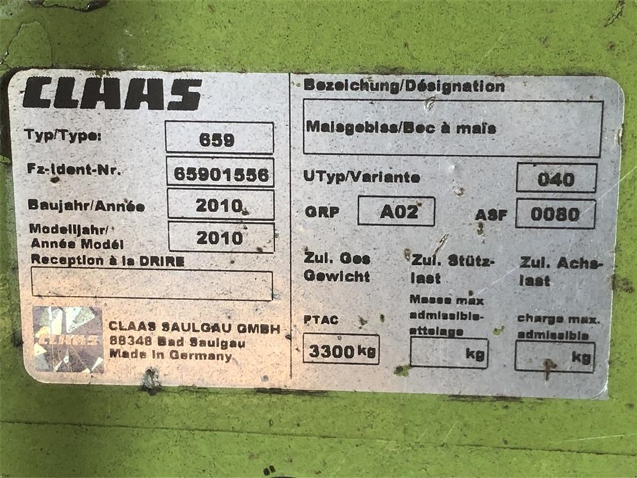 CLAAS Orbis 750 10RK - Græsmaskiner - Selvkørende finsnittere tilbehør - 1