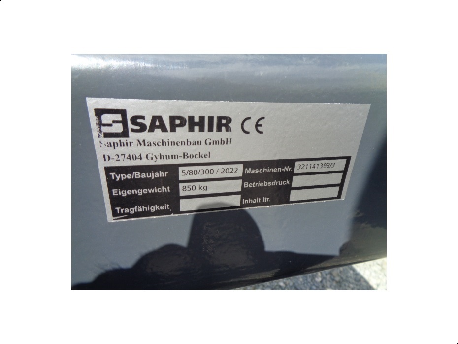 Saphir Granit 5/80/300 Klar til levering. - Jordbearbejdning - Grubbere - 8